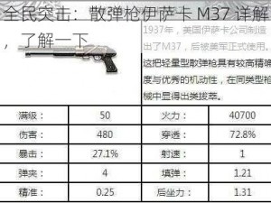 全民突击：散弹枪伊萨卡 M37 详解，了解一下