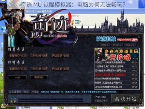 奇迹 MU 觉醒模拟器：电脑为何无法畅玩？