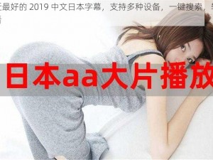 最近最好的 2019 中文日本字幕，支持多种设备，一键搜索，轻松观看