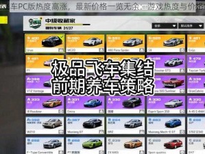 极品飞车PC版热度高涨，最新价格一览无余：游戏热度与价格解析