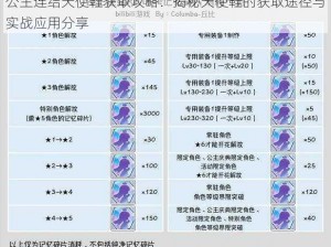 公主连结天使鞋获取攻略：揭秘天使鞋的获取途径与实战应用分享