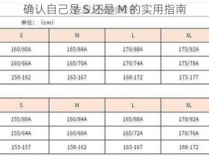 确认自己是 S 还是 M 的实用指南