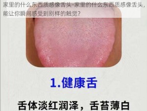 家里的什么东西质感像舌头-家里的什么东西质感像舌头，能让你瞬间感受到别样的触觉？