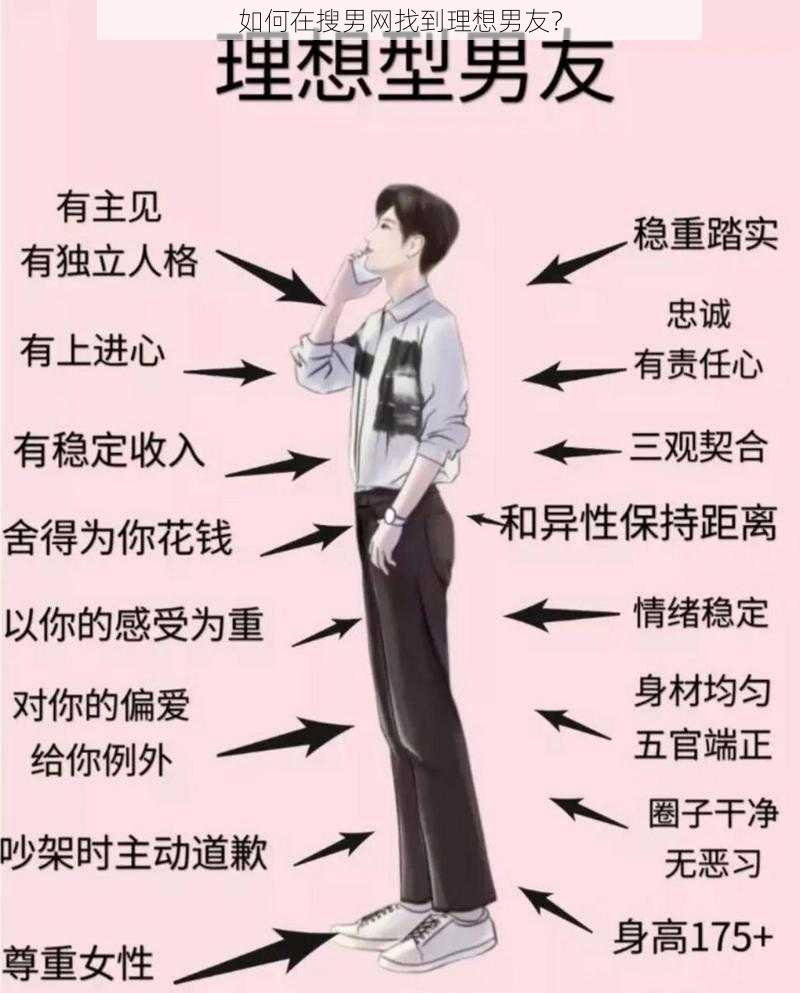 如何在搜男网找到理想男友？