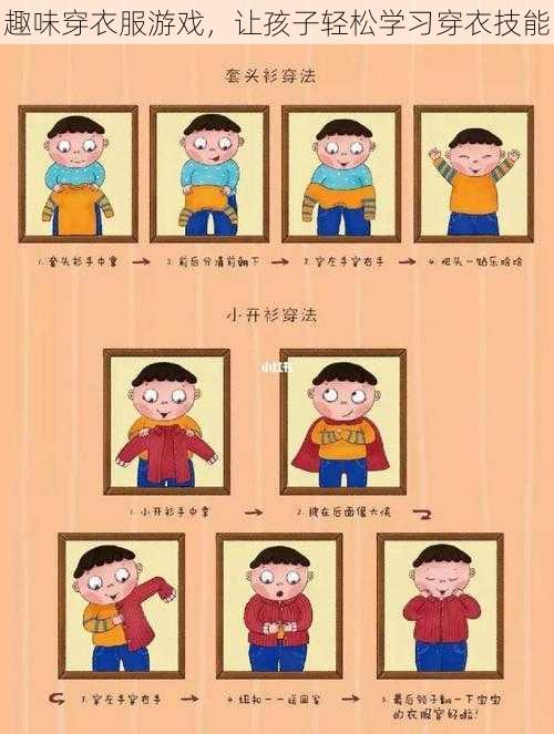 趣味穿衣服游戏，让孩子轻松学习穿衣技能