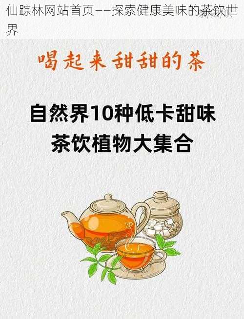 仙踪林网站首页——探索健康美味的茶饮世界