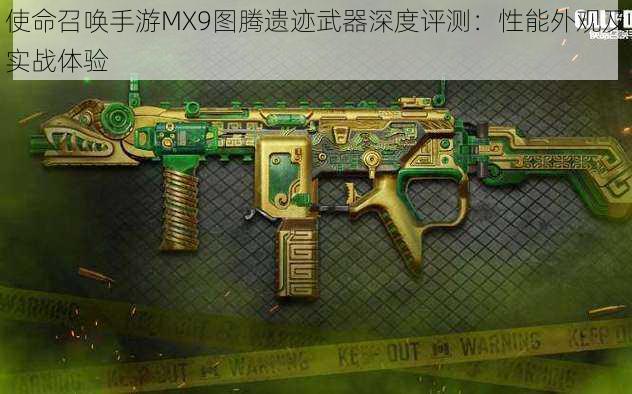 使命召唤手游MX9图腾遗迹武器深度评测：性能外观及实战体验