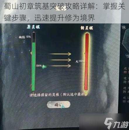 蜀山初章筑基突破攻略详解：掌握关键步骤，迅速提升修为境界