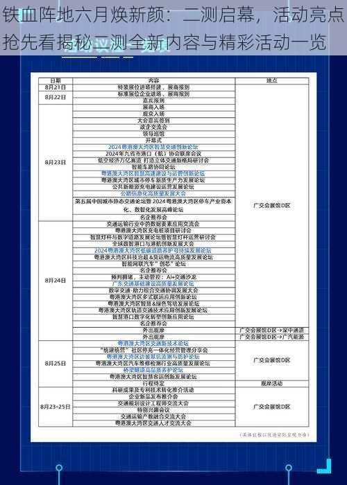 铁血阵地六月焕新颜：二测启幕，活动亮点抢先看揭秘二测全新内容与精彩活动一览