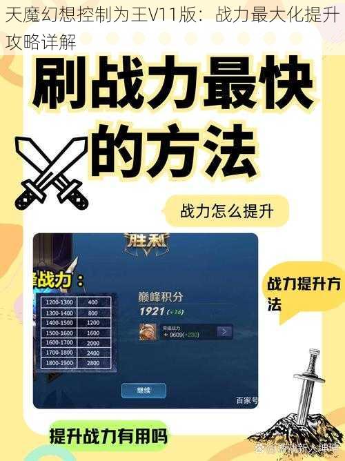 天魔幻想控制为王V11版：战力最大化提升攻略详解