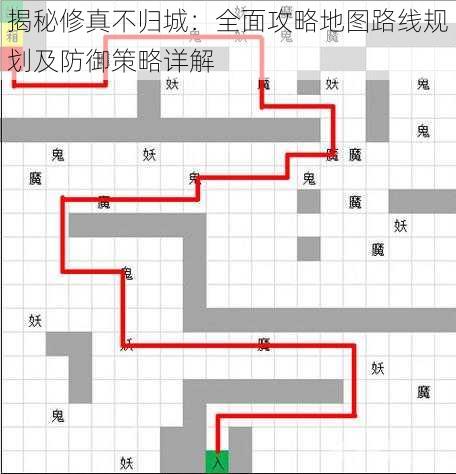 揭秘修真不归城：全面攻略地图路线规划及防御策略详解