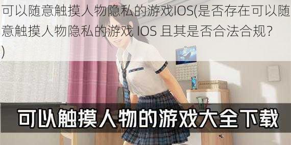 可以随意触摸人物隐私的游戏IOS(是否存在可以随意触摸人物隐私的游戏 IOS 且其是否合法合规？)