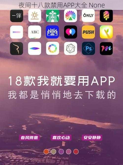 夜间十八款禁用APP大全 None