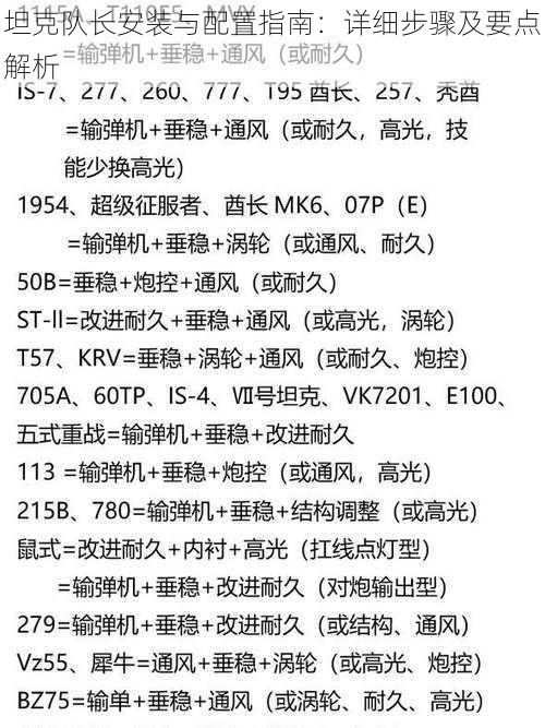 坦克队长安装与配置指南：详细步骤及要点解析