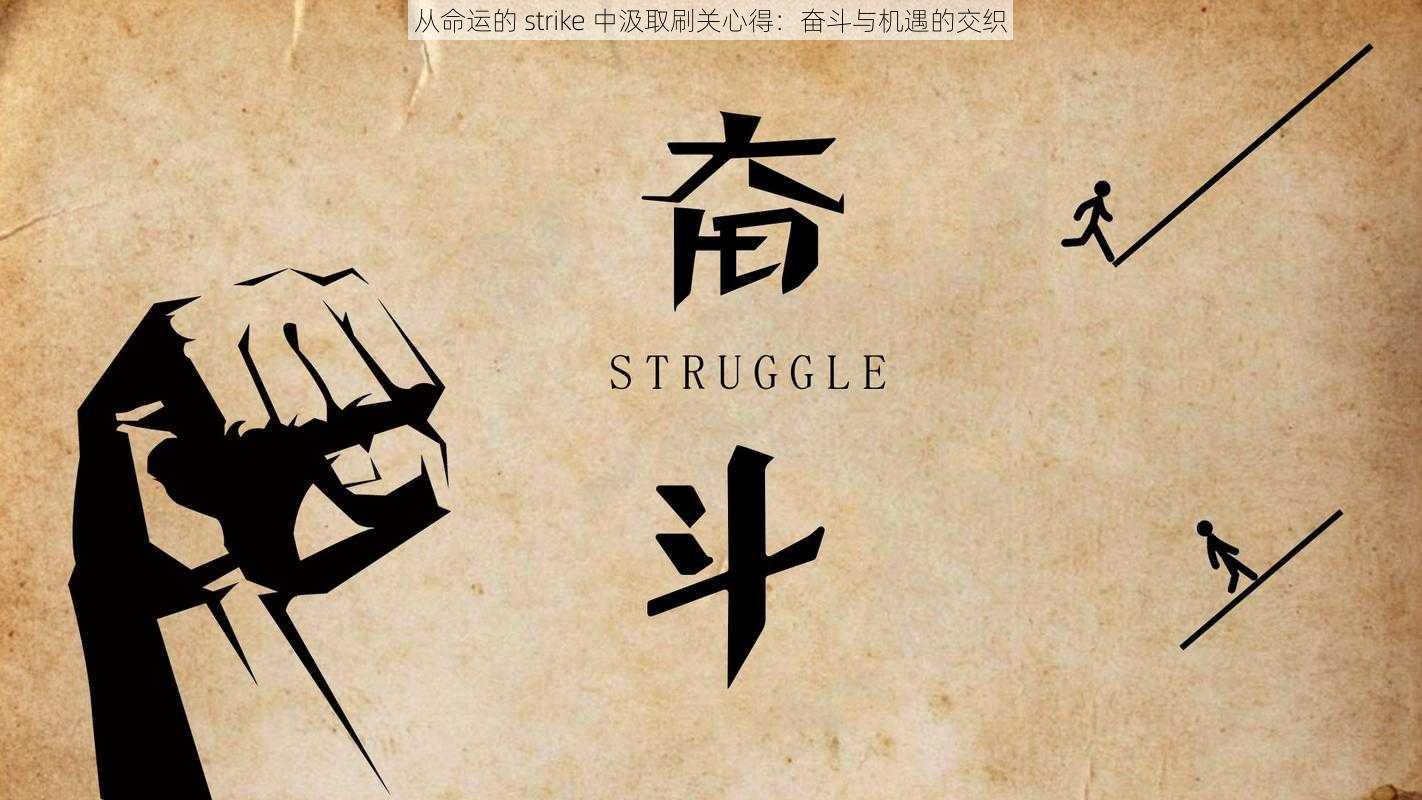 从命运的 strike 中汲取刷关心得：奋斗与机遇的交织