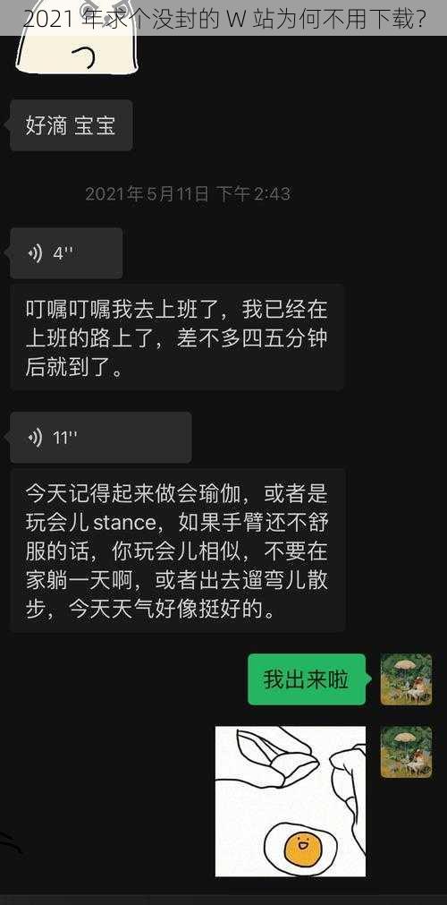 2021 年求个没封的 W 站为何不用下载？