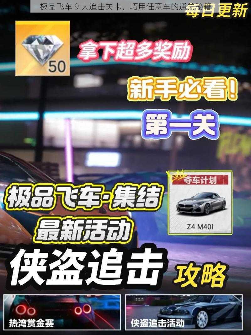 极品飞车 9 大追击关卡，巧用任意车的通关秘籍