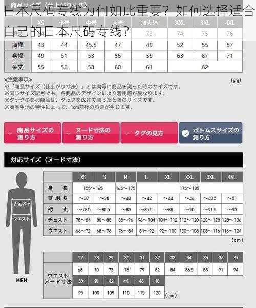 日本尺码专线为何如此重要？如何选择适合自己的日本尺码专线？