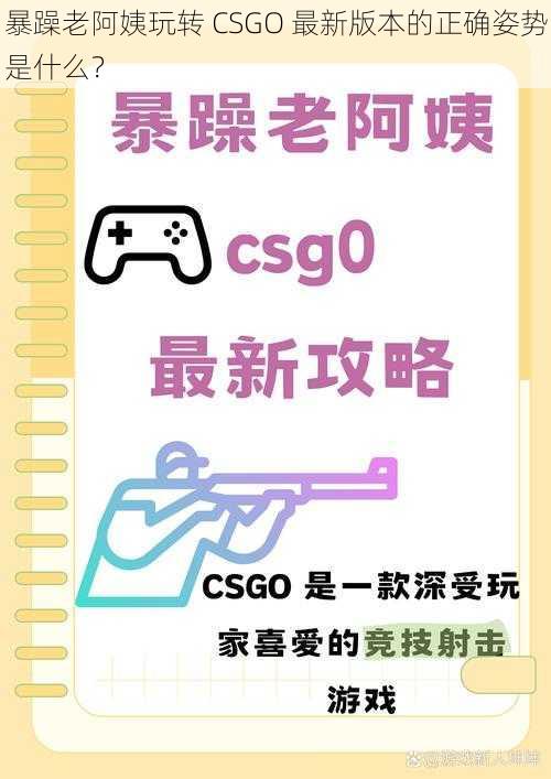 暴躁老阿姨玩转 CSGO 最新版本的正确姿势是什么？