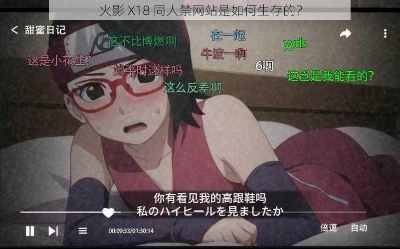 火影 X18 同人禁网站是如何生存的？