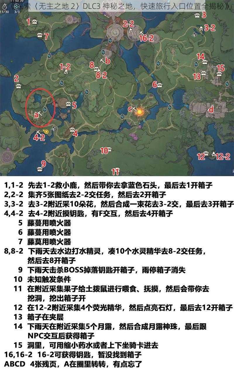 《探索〈无主之地 2〉DLC3 神秘之地，快速旅行入口位置全揭秘》