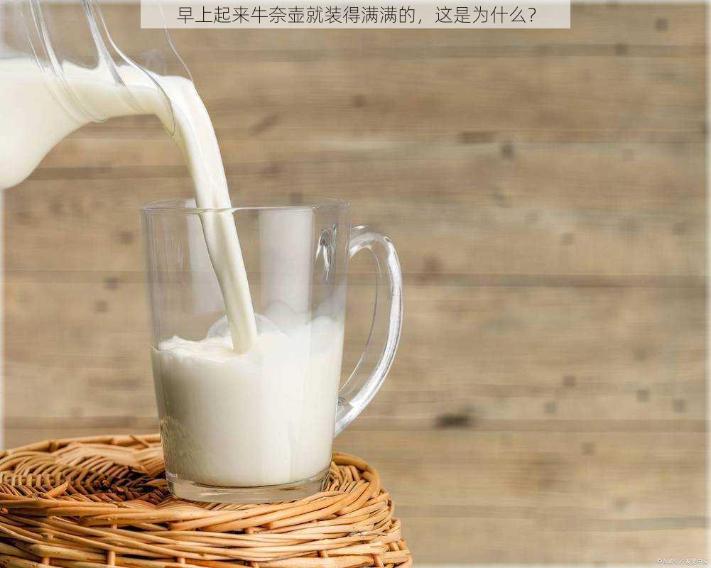 早上起来牛奈壶就装得满满的，这是为什么？