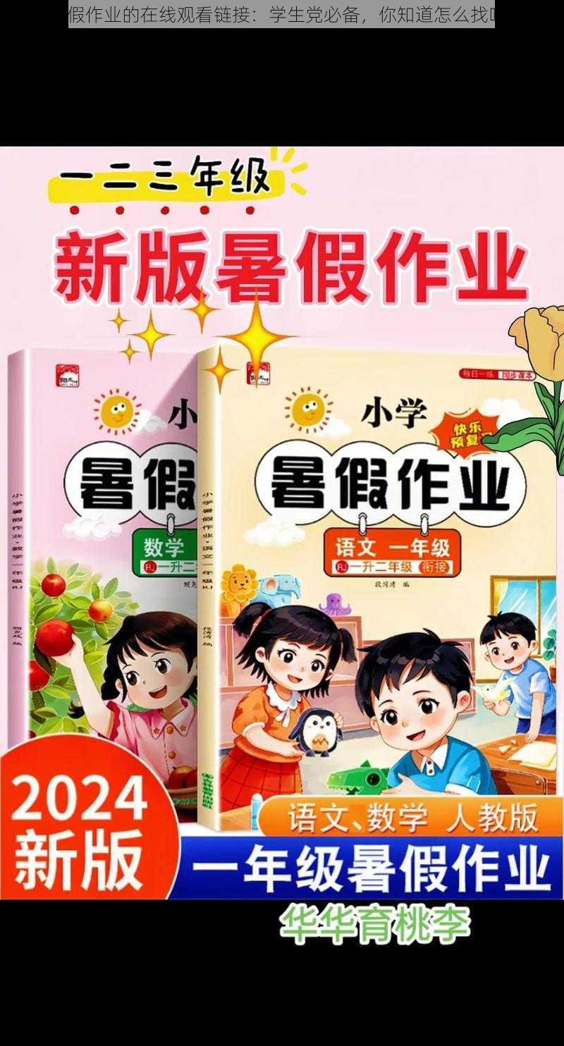 暑假作业的在线观看链接：学生党必备，你知道怎么找吗？