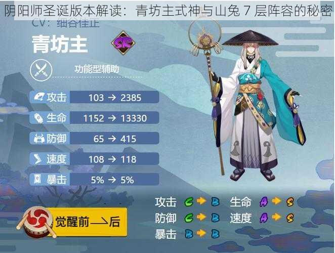 阴阳师圣诞版本解读：青坊主式神与山兔 7 层阵容的秘密