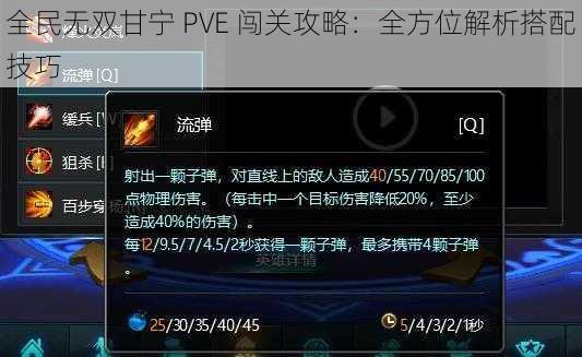 全民无双甘宁 PVE 闯关攻略：全方位解析搭配技巧